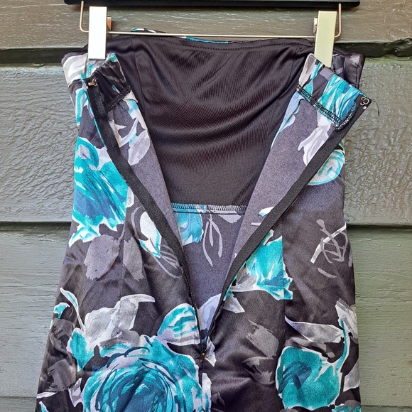 Speechless floral strapless formal mini dress size 5 - Picture 4 of 9